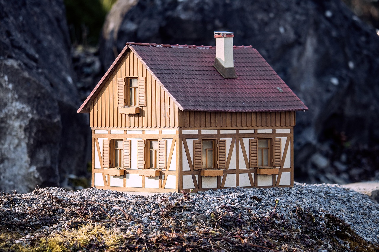 Portland small house architectural model