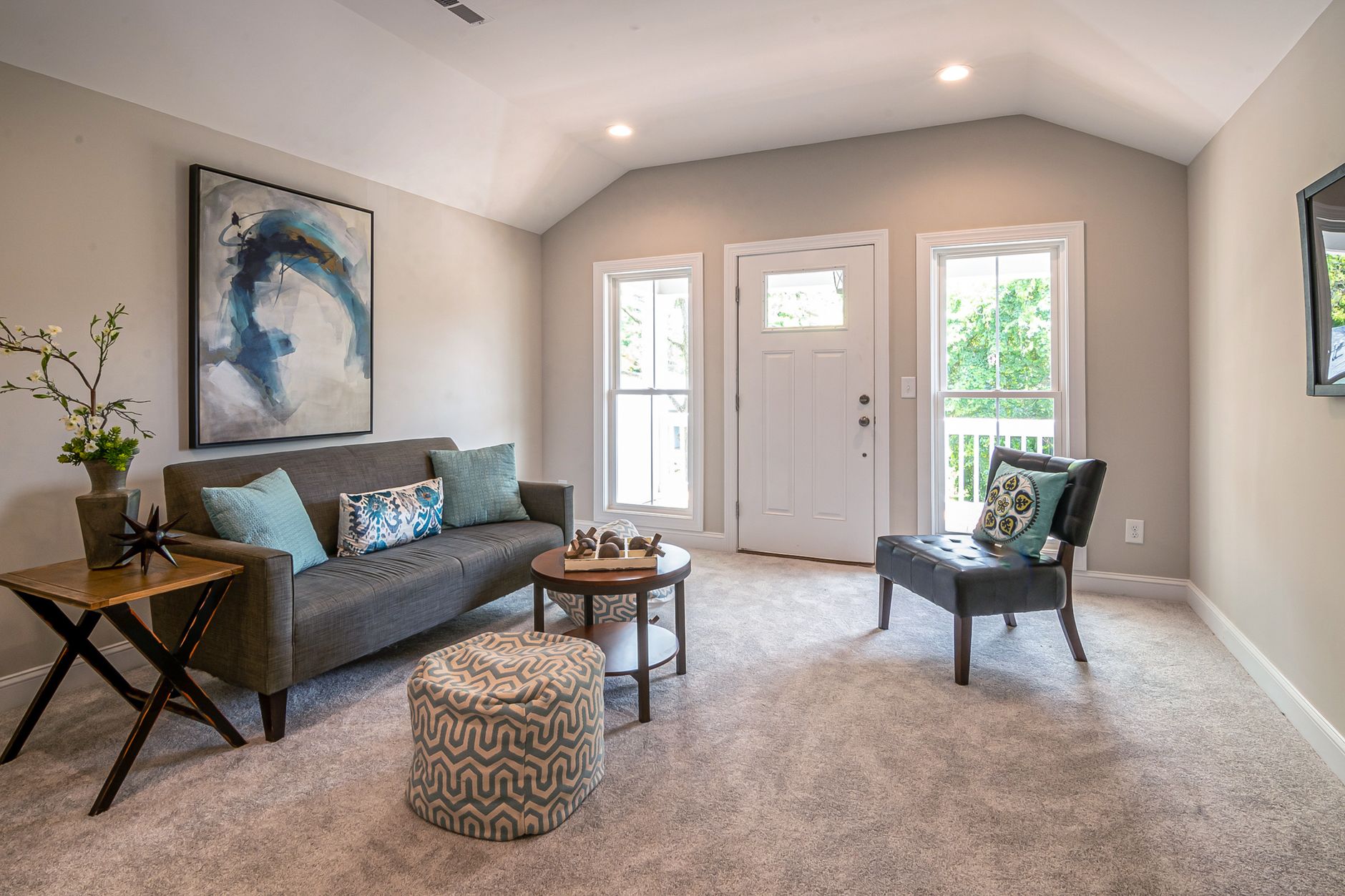 Portland contemporary small home interior